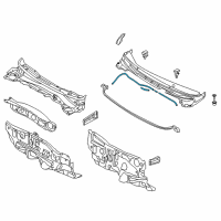 OEM 2015 Hyundai Elantra Hose Assembly-Windshield Washer Diagram - 98650-3X500