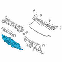 OEM Hyundai Elantra Coupe Panel Complete-Dash Diagram - 64300-3X500