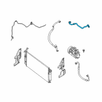 OEM Nissan Altima Pipe-Front Cooler, Low Diagram - 92450-ZN45B