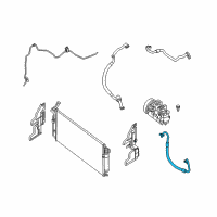 OEM 2008 Nissan Altima Hose Flexible, High Diagram - 92490-ZN80A