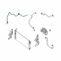 OEM 2012 Nissan Altima Pipe Front Cooler High Diagram - 92440-ZN45C