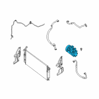 OEM 2007 Nissan Altima Compressor-Cooler Diagram - 92600-JA810