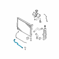 OEM 2009 BMW M3 Heater Return Hose Diagram - 11-53-7-838-215