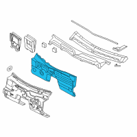 OEM 2014 Ford Mustang Dash Panel Diagram - AR3Z-6301610-B