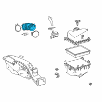 OEM 2019 Toyota Camry Outlet Tube Diagram - 17881-F0010