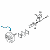 OEM 2007 Kia Spectra5 Hose Assembly-Brake Booster Diagram - 591302F100