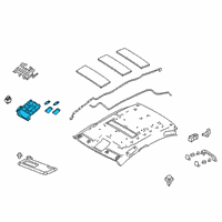 OEM 2018 Toyota Yaris iA Map Lamp Assembly Diagram - 81260-WB002