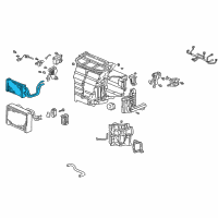 OEM 2004 Acura RSX Core, Heater Diagram - 79110-S6D-G02