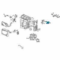 OEM 2003 Honda Civic Motor Assembly, Mode Diagram - 79140-S6D-G41