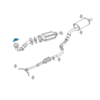 OEM 2001 Kia Rio Exhaust Flange Gasket Diagram - KKL940450