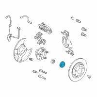 OEM Ford Fusion Wheel Stud Seal Diagram - 6M8Z-1N135-A