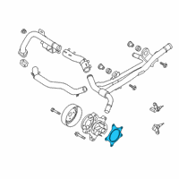 OEM 2020 Hyundai Accent Gasket-Water Pump Diagram - 25124-2M001