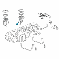 OEM Chrysler Fuel Level Control Unit-Tank Sending Unit Diagram - 68145782AA