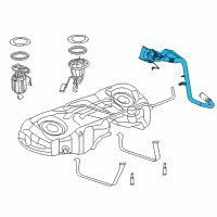 OEM 2017 Dodge Charger FUEL FILLER Diagram - 52029694AI