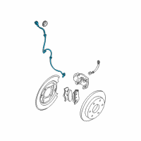 OEM 2005 Nissan Xterra Sensor Assembly Anti Ski, Rear Diagram - 47900-9CA3A