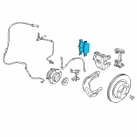 OEM 2016 BMW 435i xDrive Front Brake Pad Set Diagram - 34-10-6-859-181