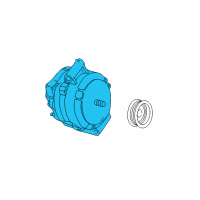 OEM 2007 Mercury Mariner Alternator Diagram - 6L8Z-10346-AARM