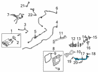 OEM Ford Escape EGR Tube Diagram - K2GZ-9E470-B