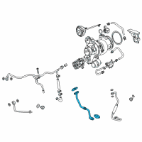 OEM 2019 GMC Terrain Oil Inlet Tube Diagram - 12660184