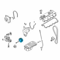 OEM Hyundai Pulley-Damper Diagram - 23124-22610