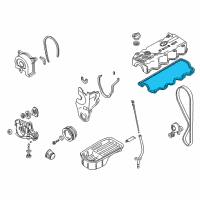 OEM Hyundai Accent Gasket-Rocker Cover Diagram - 22441-22012