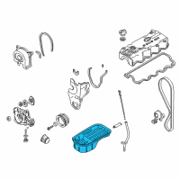 OEM Hyundai Scoupe Pan Assembly-Engine Oil Diagram - 21510-26010