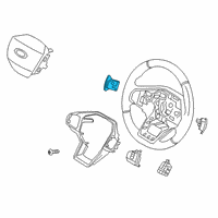 OEM Ford Police Interceptor Utility Shift Paddle Diagram - LB5Z-3F884-AA