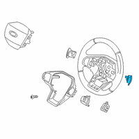 OEM 2020 Ford Explorer Shift Paddle Diagram - LB5Z-3F884-BA