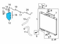 OEM 2022 Acura MDX TANK, RESERVE Diagram - 19101-61A-A00