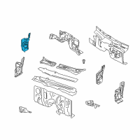 OEM 2011 Lincoln Town Car Insulator Diagram - 5W1Z-54023A60-AA