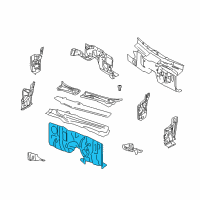 OEM 2011 Lincoln Town Car Dash Panel Diagram - 5W1Z-5401610-AA