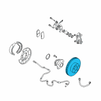 OEM 2012 Nissan Maxima Rotor Brake Diagram - 43206-9N00B