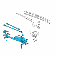 OEM 2015 Honda Accord Link Comp, FR Wipe Diagram - 76530-T2F-A01