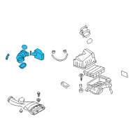 OEM 2009 Hyundai Azera Hose-Air Intake Diagram - 28138-3K200