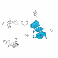 OEM Hyundai Sonata Cleaner Assembly-Air Diagram - 28110-3K250