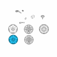 OEM 2007 Hyundai Azera Spoke Wheel Edge Scrape Diagram - 52910-3L110
