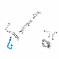 OEM Kia Hose Assembly-Radaator, Lower Diagram - 25415C5901