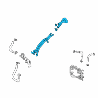 OEM Kia Pipe Assembly-Rear HEATE Diagram - 97540C5800