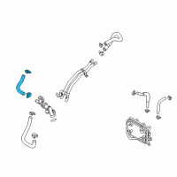 OEM Kia Sorento Hose Assembly-Radiator, Upper Diagram - 25414C5901