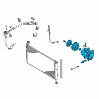 OEM 2015 Kia Cadenza Reman Compressor Diagram - 977013V410RU