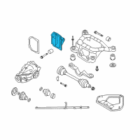 OEM 2004 BMW 330i Transmission Cover Diagram - 33-11-7-512-980