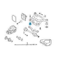OEM 2014 BMW Z4 Rubber Mounting Front Left Diagram - 33-31-6-770-815