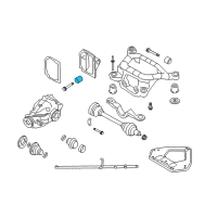 OEM 2011 BMW Z4 Rubber Mounting Front Diagram - 33-17-6-770-768