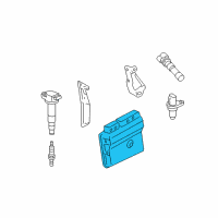 OEM 2019 Toyota Corolla ECM Diagram - 89661-0ZR03