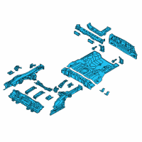 OEM Kia Panel Complete-Rear Diagram - 65500E4500