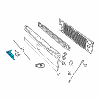 OEM 2009 Dodge Ram 1500 Handle-TAILGATE Diagram - 68044904AD