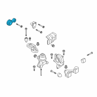 OEM Ford Fusion Torque Strut Diagram - 8E5Z-6068-D