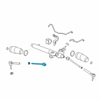 OEM Hummer H3 Inner Tie Rod Diagram - 25988407