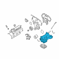 OEM Nissan Murano Pan Assy-Oil Diagram - 11110-9W20A