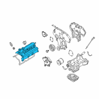 OEM Nissan Murano Cover Assy-Valve Rocker Diagram - 13264-7Y000